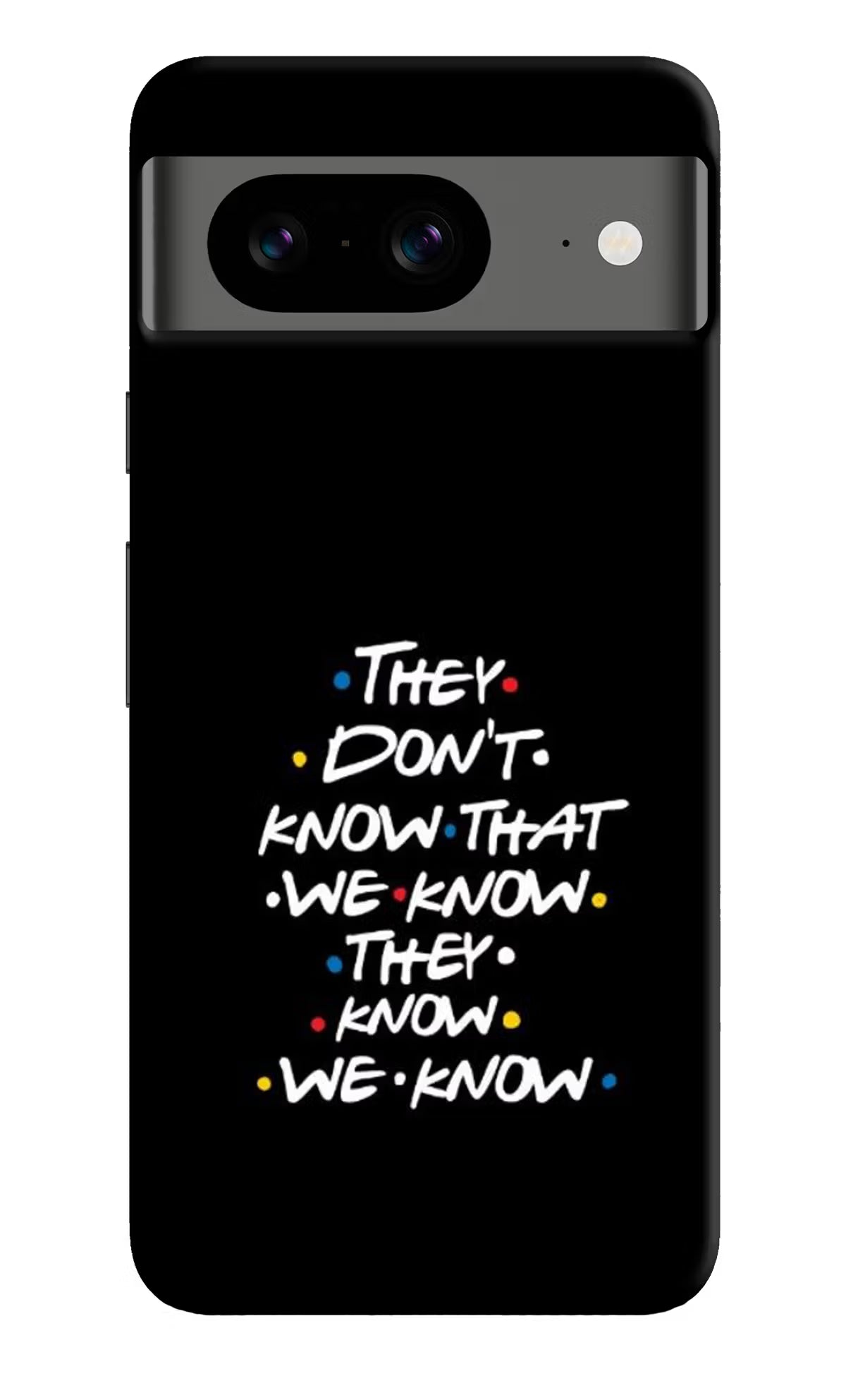 FRIENDS Dialogue Google Pixel 8 Hard Case Back Cover by Casekaro