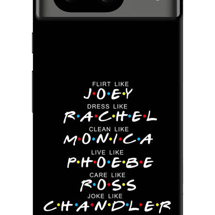 FRIENDS Character Google Pixel 8 Hard Case Back Cover by Casekaro