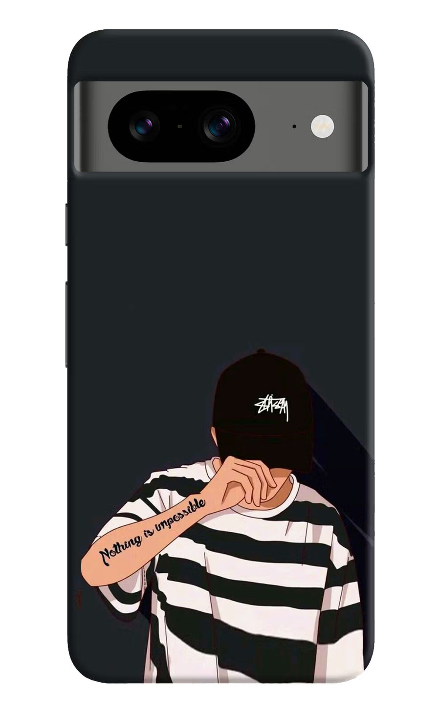 Aesthetic Boy Google Pixel 8 Back Cover, Hard case