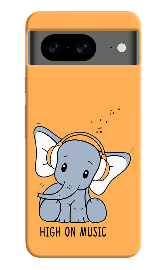 High On Music Google Pixel 8 Hard Case Back Cover by Casekaro