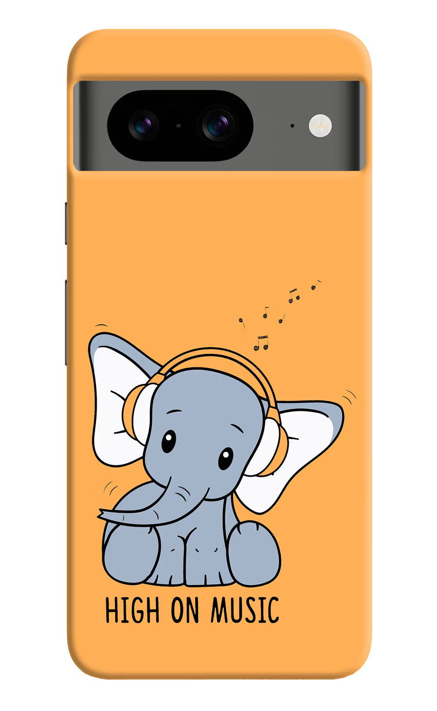 High On Music Google Pixel 8 Back Cover, Hard case