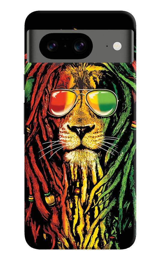 Rasta Lion Google Pixel 8 Back Cover