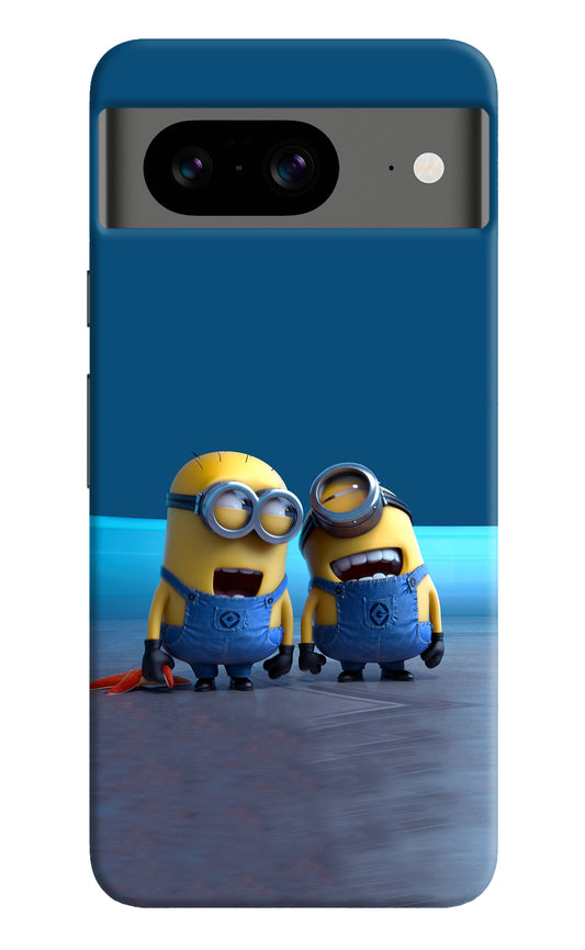 Minion Laughing Google Pixel 8 Back Cover