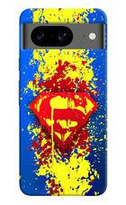 Superman logo Google Pixel 8 Hard Case Back Cover by Casekaro