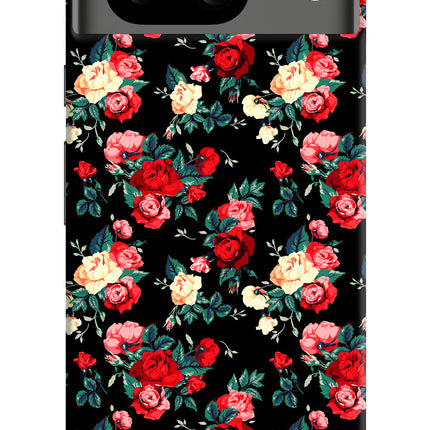 Rose Pattern Google Pixel 8 Hard Case Back Cover by Casekaro