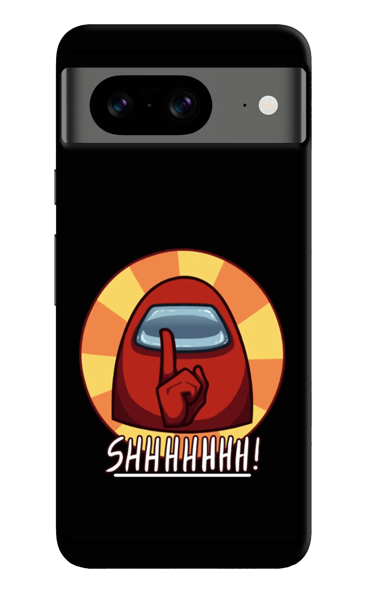 Among Us Shhh! Google Pixel 8 Hard Case Back Cover by Casekaro