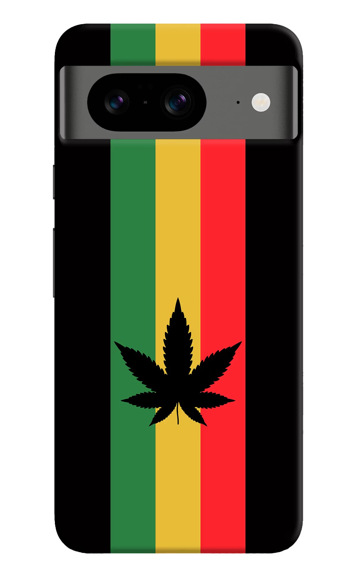 Weed Flag Google Pixel 8 Hard Case Back Cover by Casekaro