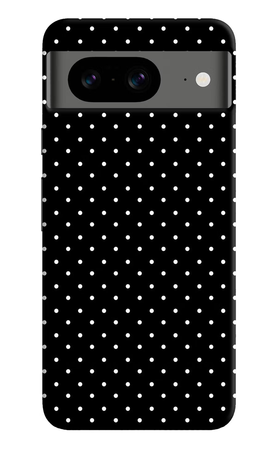 White Dots Google Pixel 8 Back Cover, Hard case