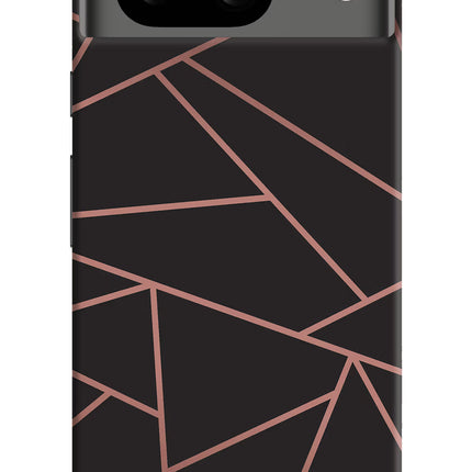 Geometric Pattern Google Pixel 8 Hard Case Back Cover by Casekaro