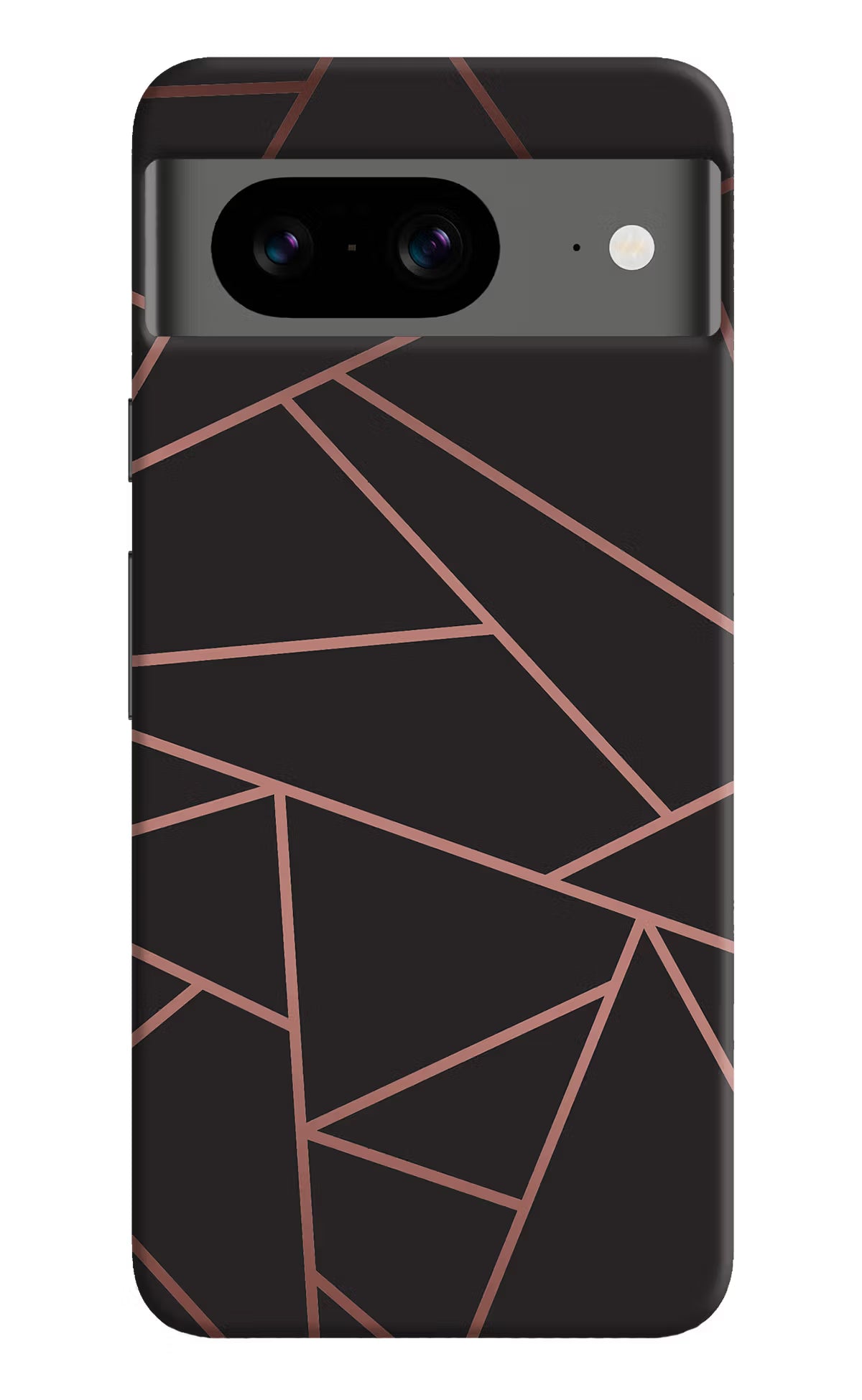 Geometric Pattern Google Pixel 8 Hard Case Back Cover by Casekaro