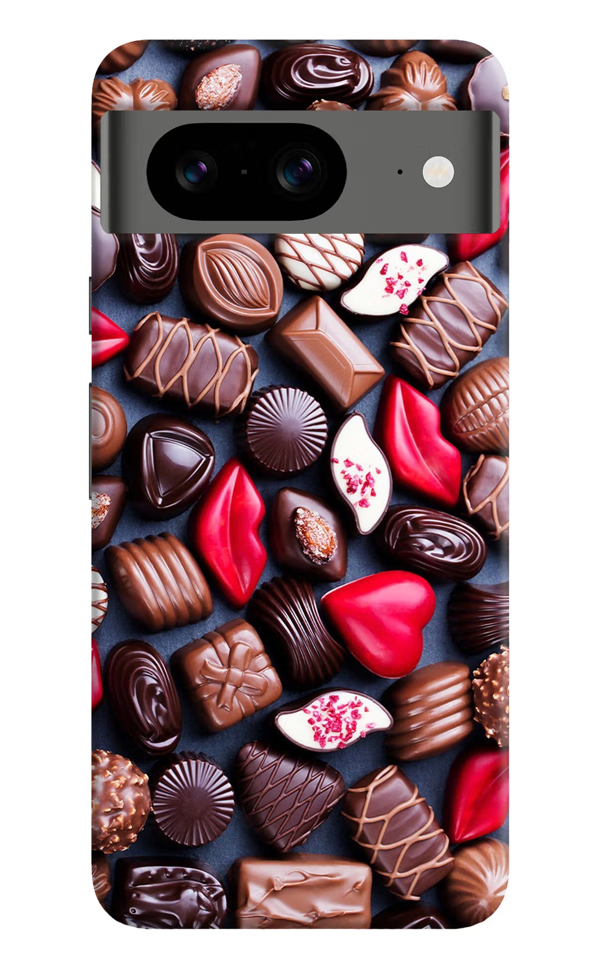 Chocolates Google Pixel 8 Hard Case Back Cover by Casekaro