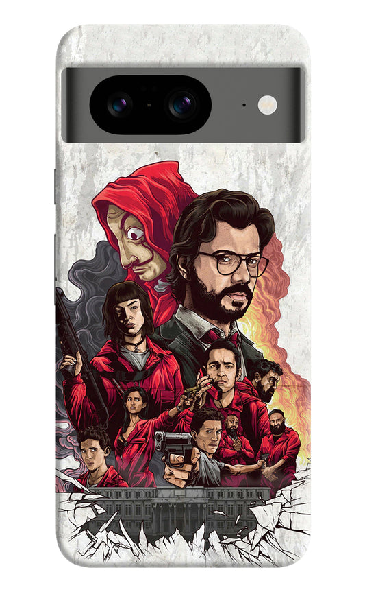 Money Heist Artwork Google Pixel 8 Back Cover