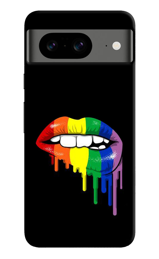 Lips Biting Google Pixel 8 Back Cover