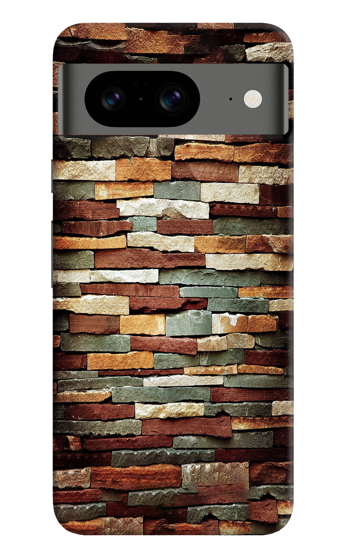 Bricks Pattern Google Pixel 8 Back Cover