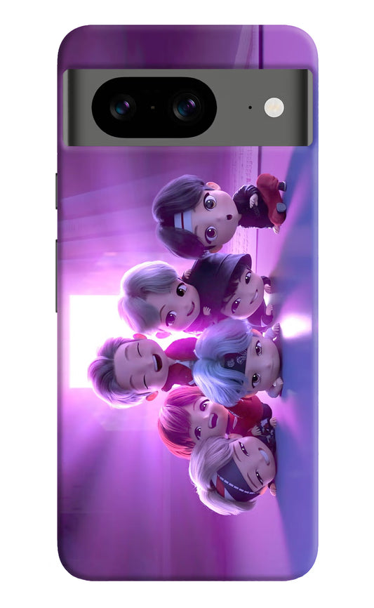 BTS Chibi Google Pixel 8 Hard Case Back Cover by Casekaro