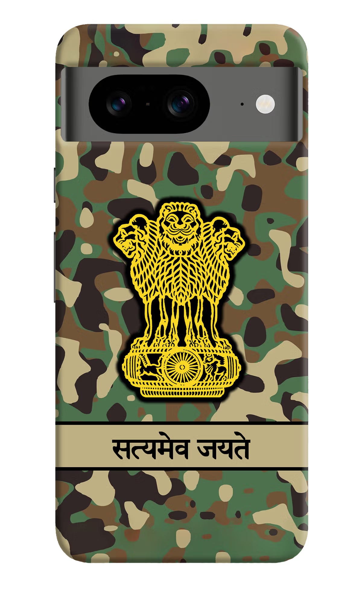 Satyamev Jayate Army Google Pixel 8 Hard Case Back Cover by Casekaro