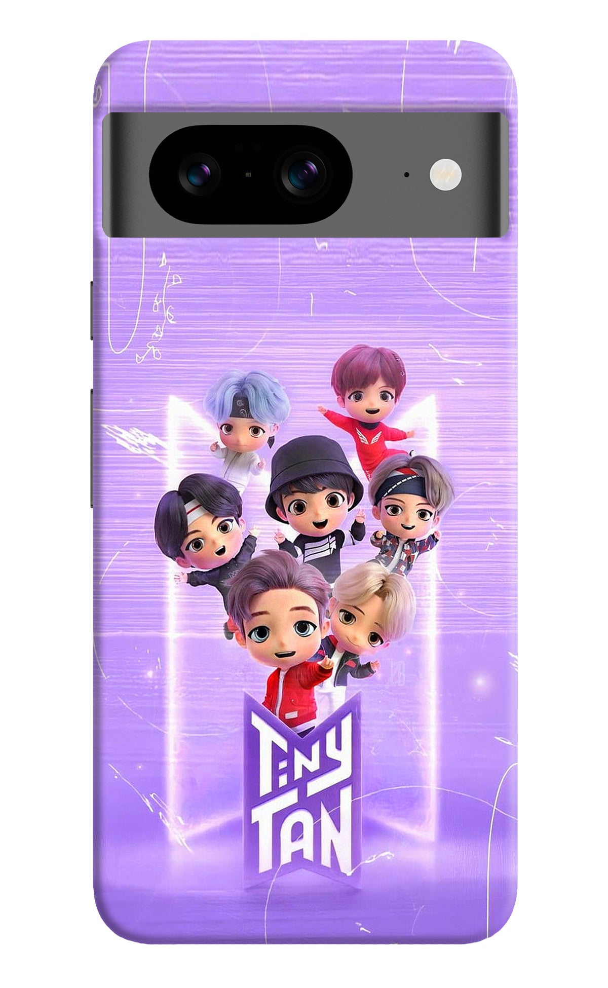 BTS Tiny Tan Google Pixel 8 Back Cover