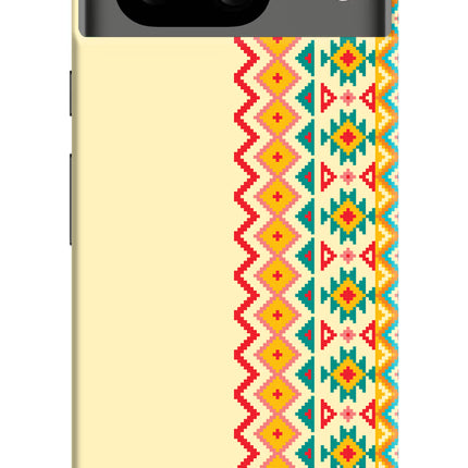 Ethnic Seamless Google Pixel 8 Hard Case Back Cover by Casekaro