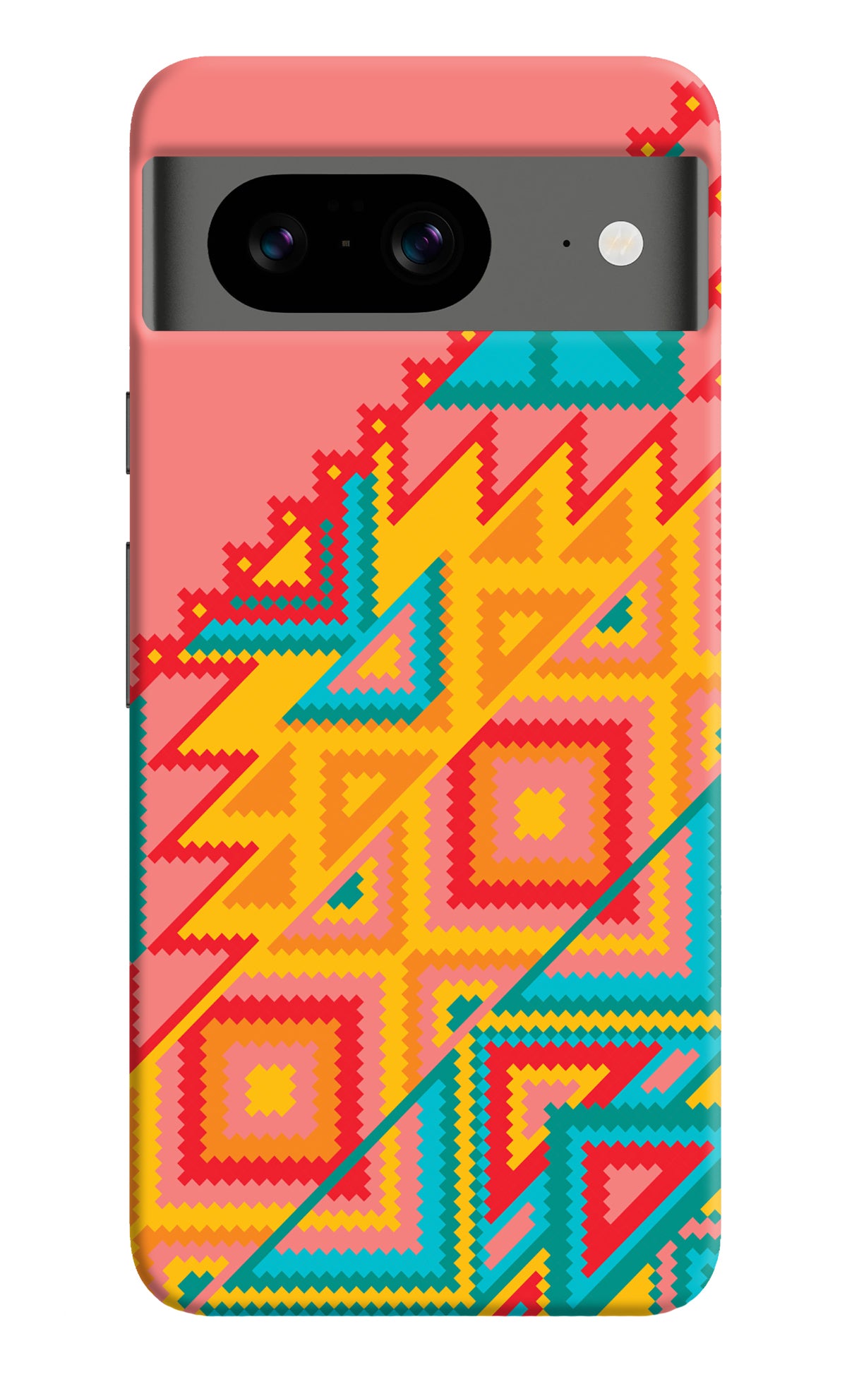 Aztec Tribal Google Pixel 8 Back Cover