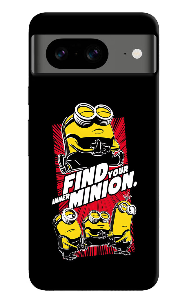 Find your inner Minion Google Pixel 8 Hard Case Back Cover by Casekaro