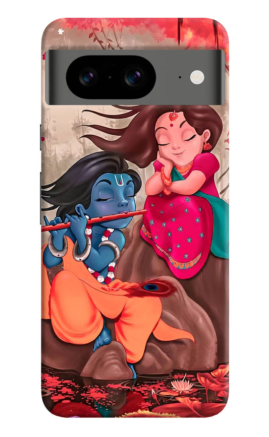 Radhe Krishna Google Pixel 8 Hard Case Back Cover by Casekaro