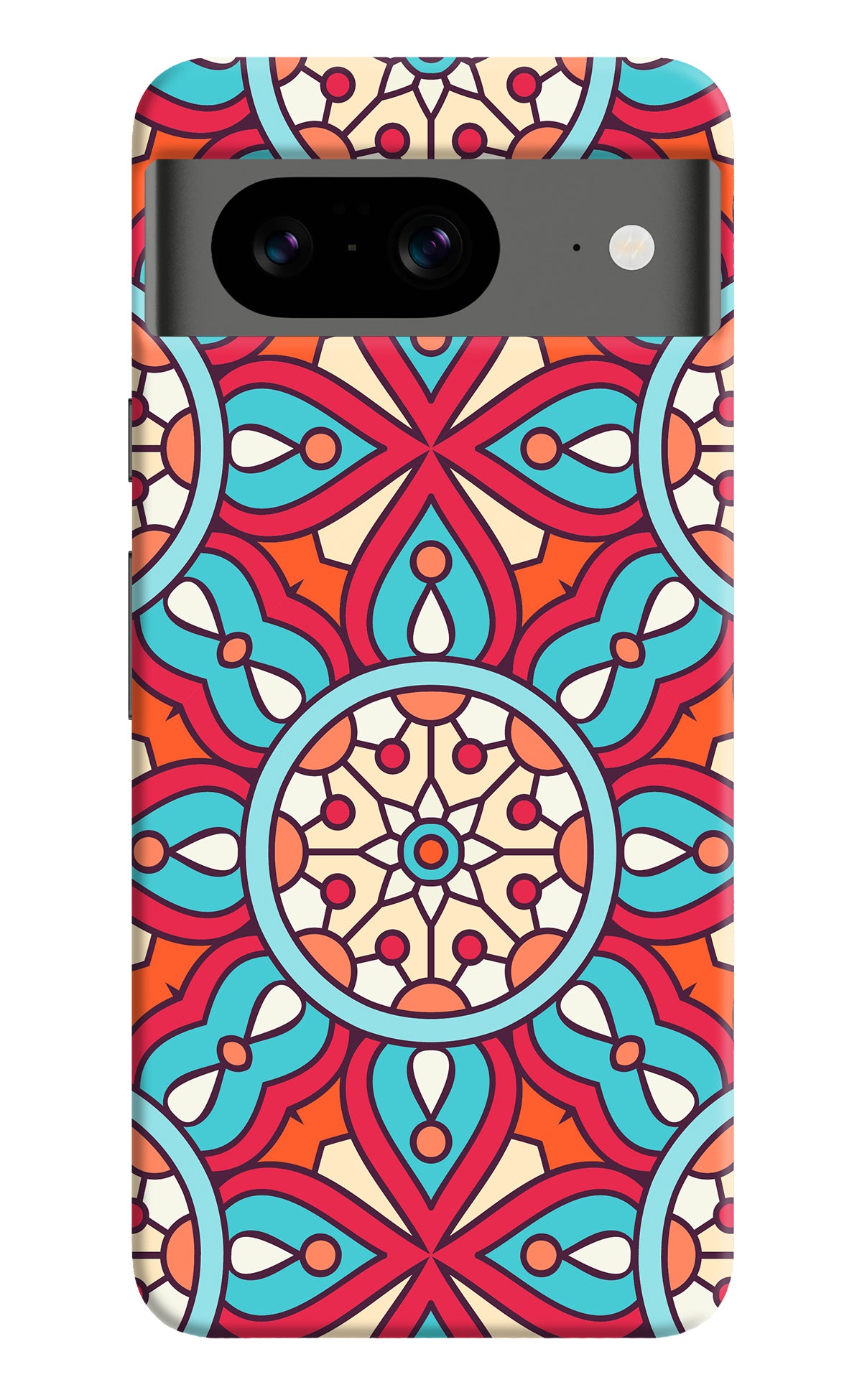 Mandala Geometric Google Pixel 8 Back Cover