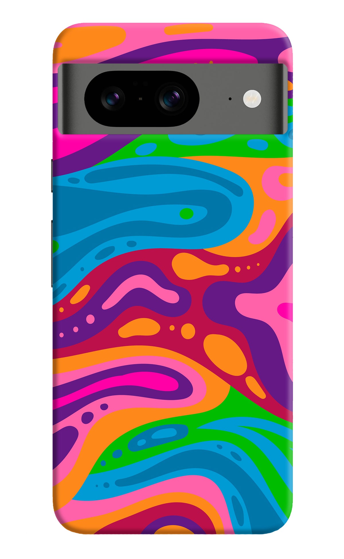 Trippy Pattern Google Pixel 8 Back Cover