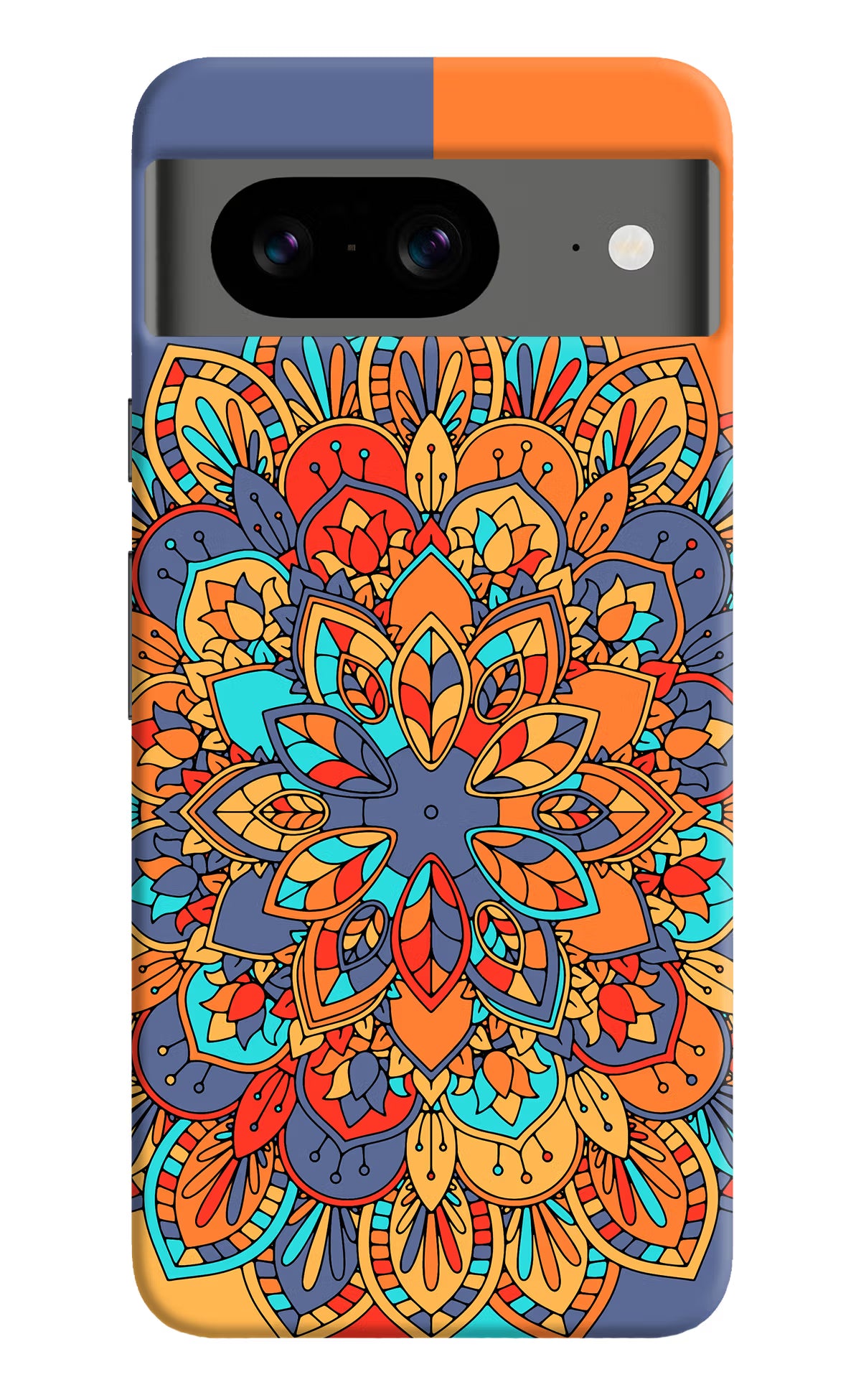 Color Mandala Google Pixel 8 Hard Case Back Cover by Casekaro