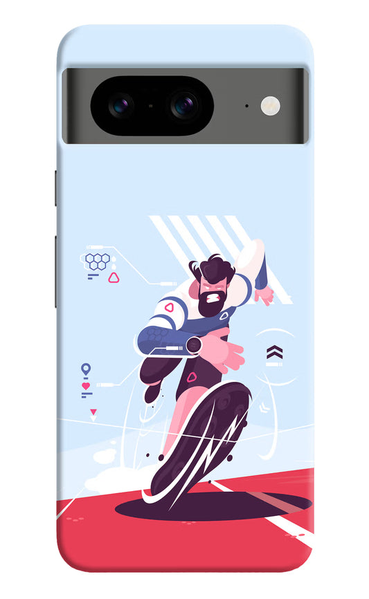 Run Pro Google Pixel 8 Hard Case Back Cover by Casekaro