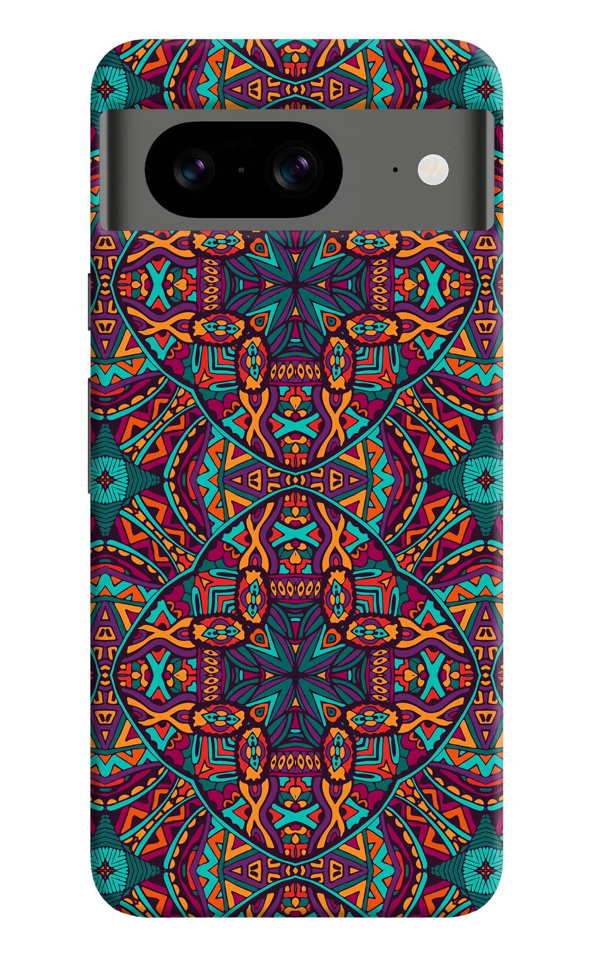Colour Mandala Google Pixel 8 Hard Case Back Cover by Casekaro