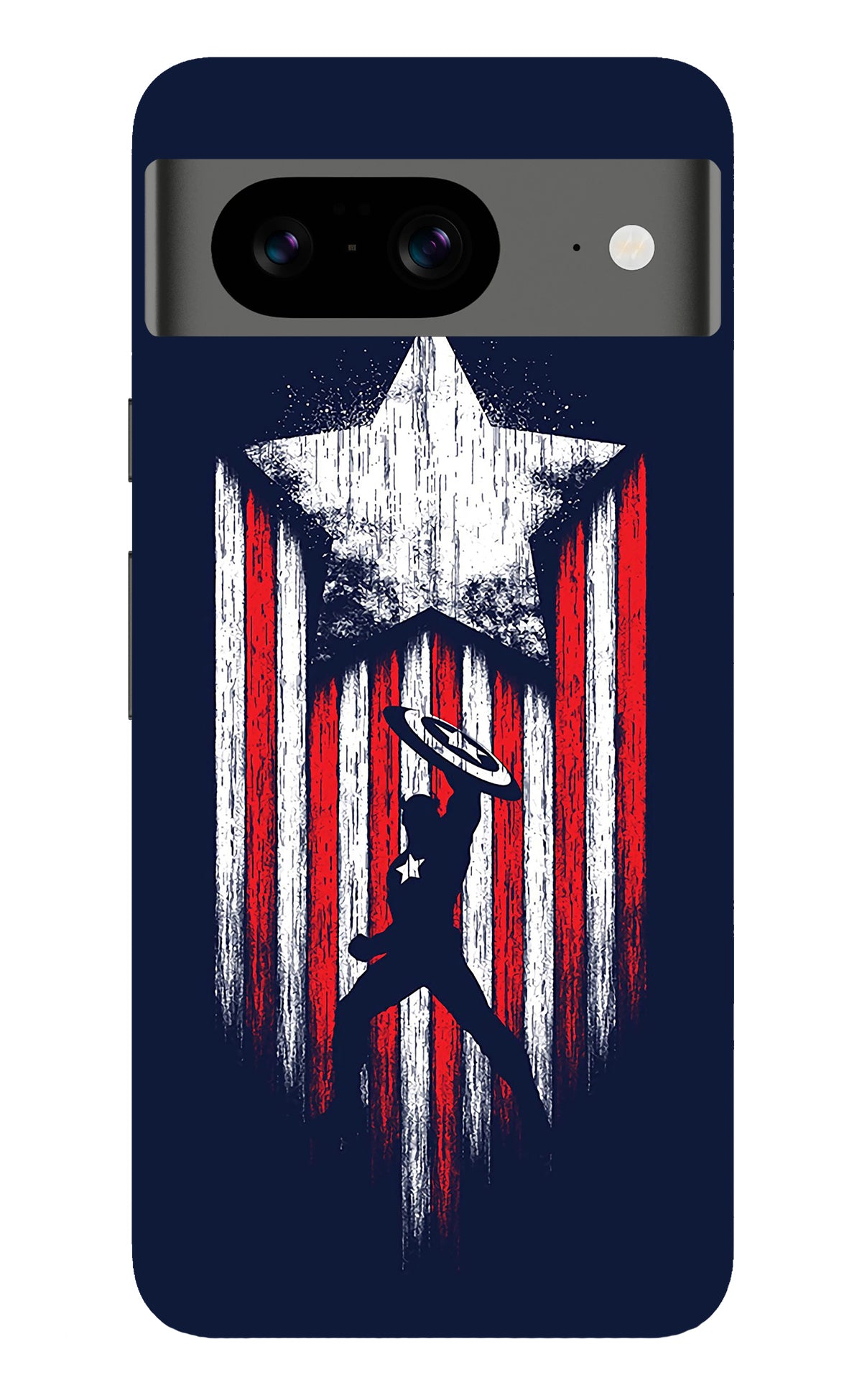 Captain America Marvel Art Google Pixel 8 Back Cover