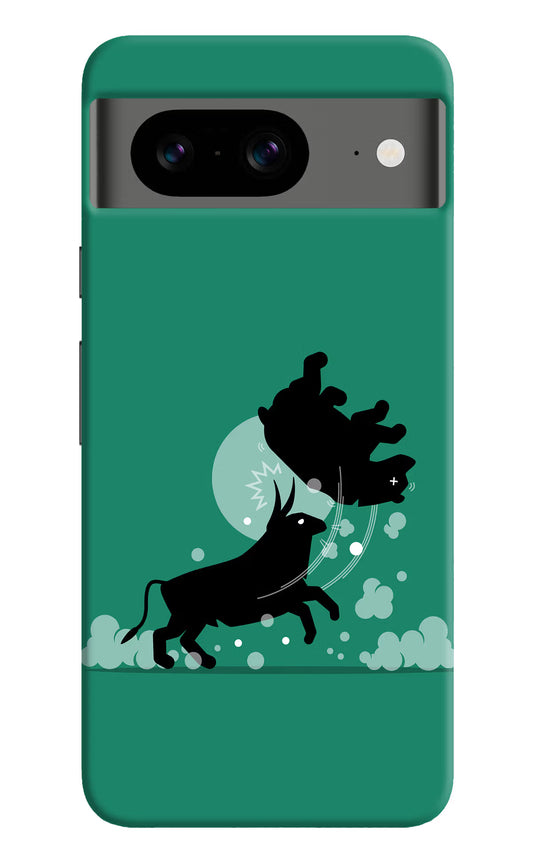 Bull Conqueror Google Pixel 8 Hard Case Back Cover by Casekaro