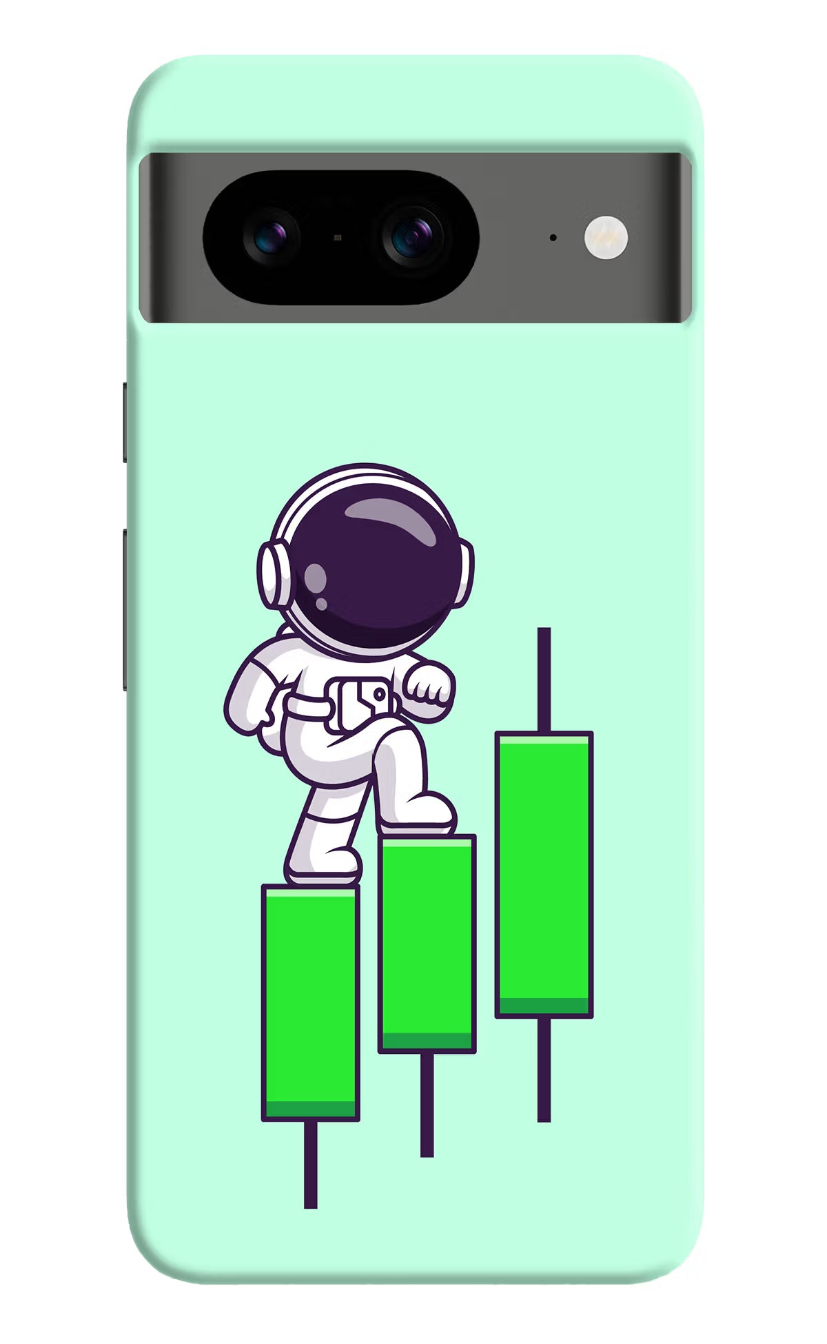 Astronaut Trader Google Pixel 8 Hard Case Back Cover by Casekaro
