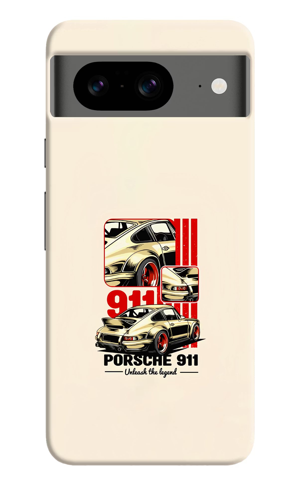 Classic Porsche 911 Google Pixel 8 Hard Case Back Cover by Casekaro