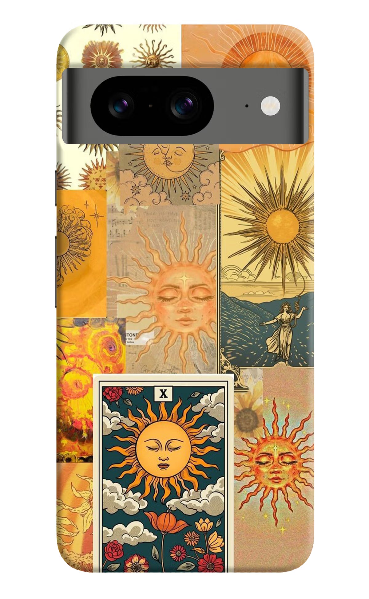 Sun Google Pixel 8 Hard Case Back Cover by Casekaro
