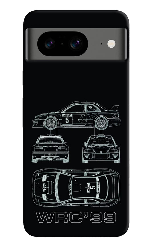 WRC'99 Google Pixel 8 Hard Case Back Cover by Casekaro