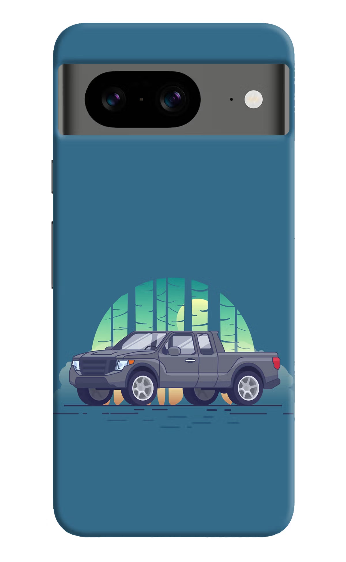 Retro Garage Vibe Google Pixel 8 Hard Case Back Cover by Casekaro