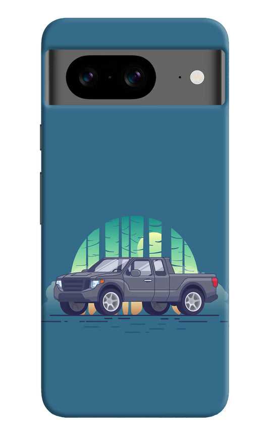 Retro Garage Vibe Google Pixel 8 Hard Case Back Cover by Casekaro