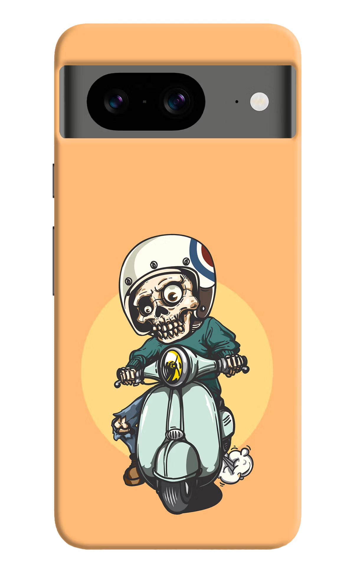 Undead Biker Google Pixel 8 Hard Case Back Cover by Casekaro