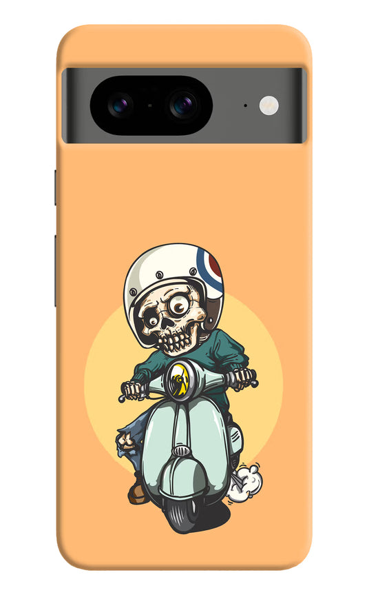 Undead Biker Google Pixel 8 Hard Case Back Cover by Casekaro