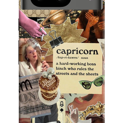 Capricorn Zodiac Google Pixel 8 Hard Case Back Cover by Casekaro