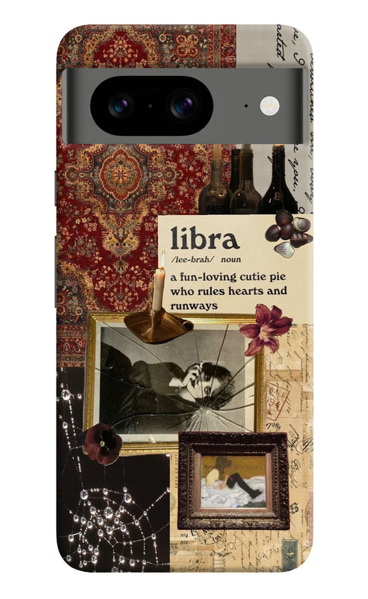 Libra Zodiac Google Pixel 8 Hard Case Back Cover by Casekaro