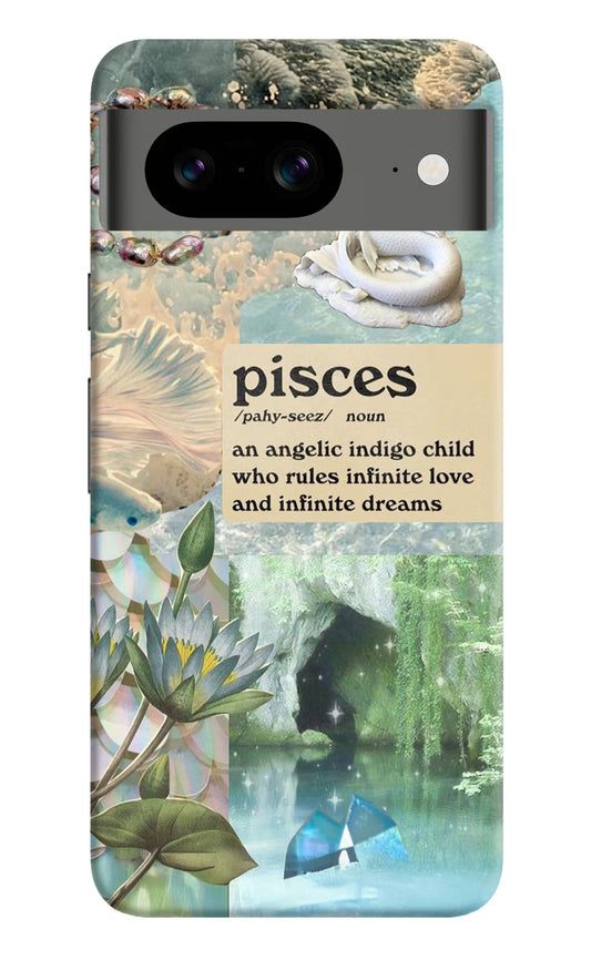 Pisces Zodiac Google Pixel 8 Hard Case Back Cover by Casekaro
