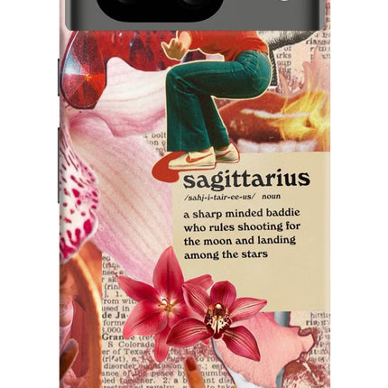 Sagittarius Zodiac Google Pixel 8 Hard Case Back Cover by Casekaro