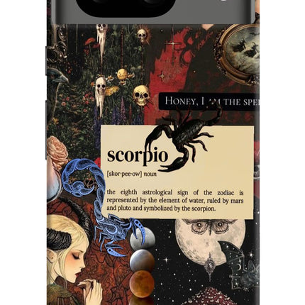 Scorpio Zodiac Google Pixel 8 Hard Case Back Cover by Casekaro