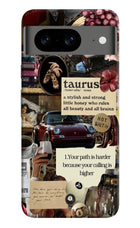 Taurus Zodiac Google Pixel 8 Hard Case Back Cover by Casekaro