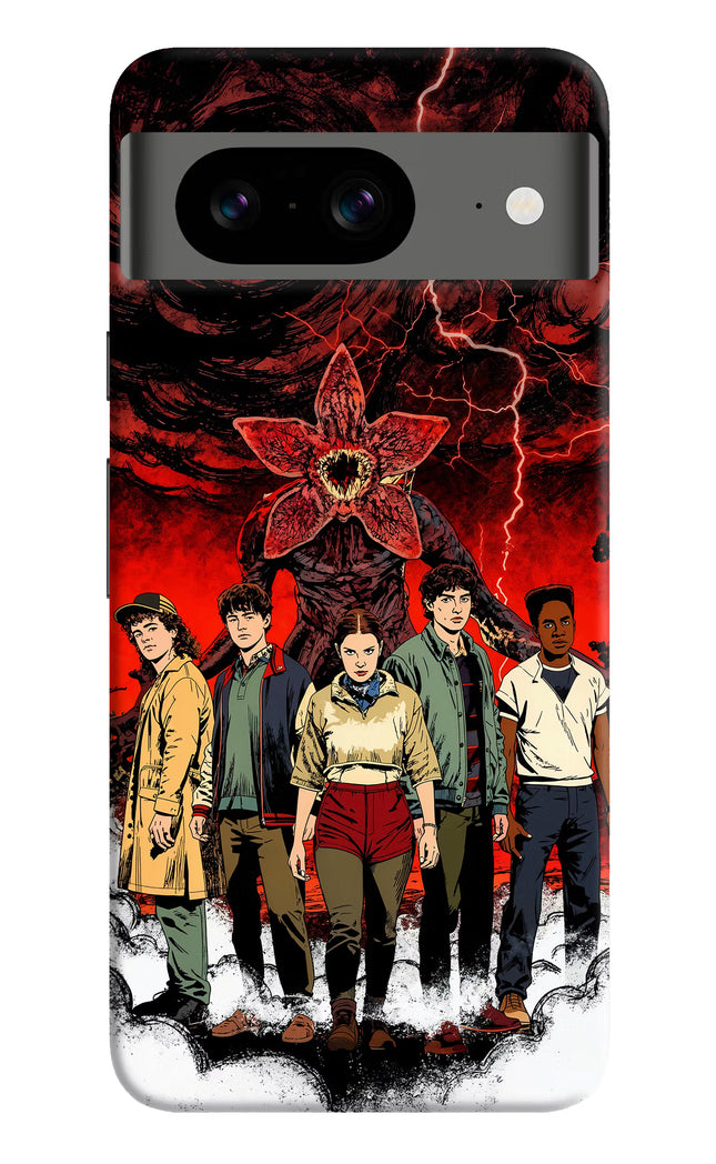 Ordinary Things Characters Google Pixel 8 Hard Case Back Cover by Casekaro