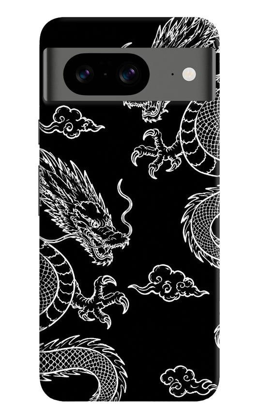 Twin Dragons Google Pixel 8 Hard Case Back Cover by Casekaro