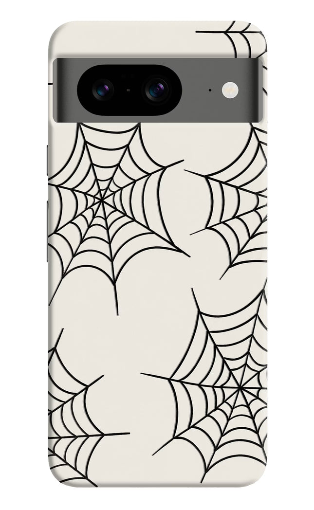 Spider Web Google Pixel 8 Hard Case Back Cover by Casekaro
