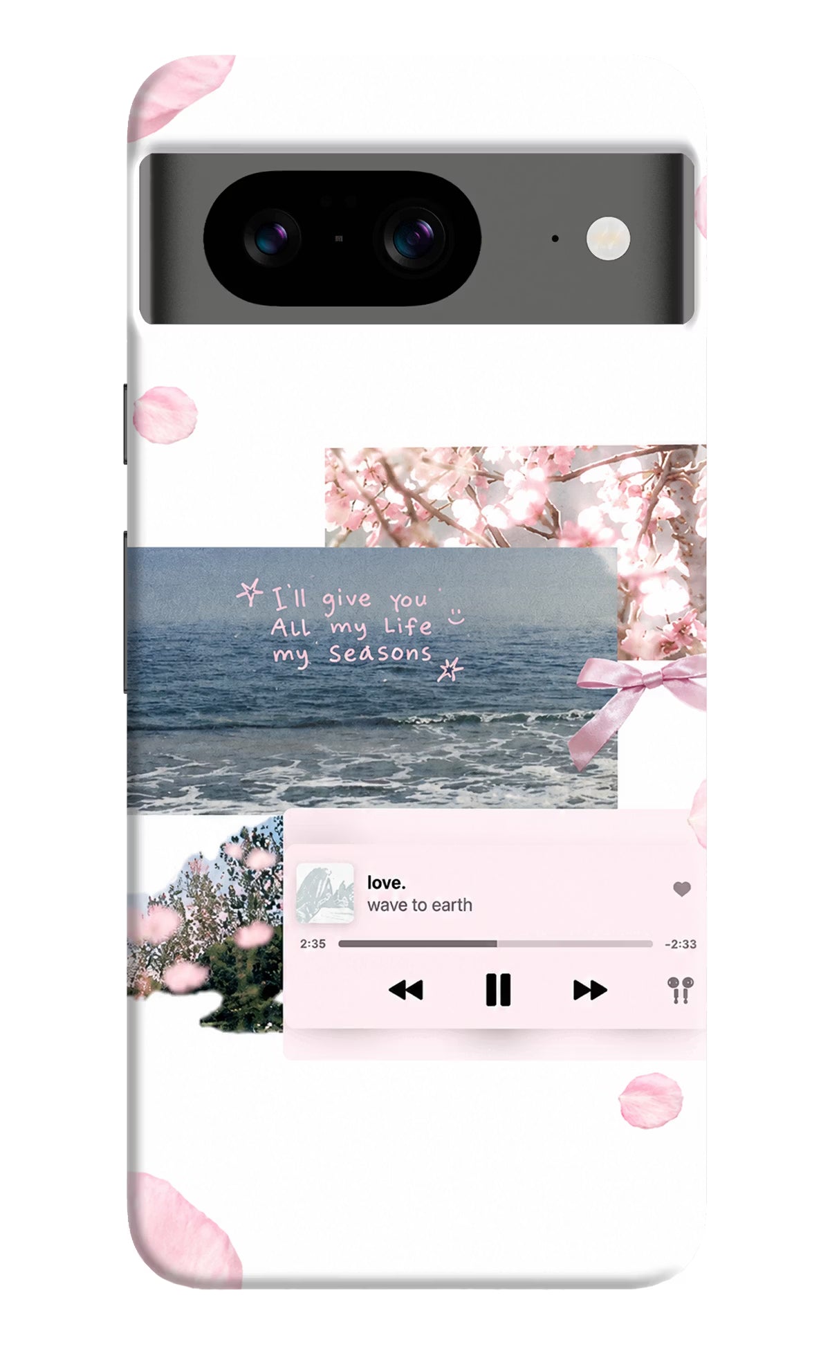 Wave to earth Google Pixel 8 Back Cover